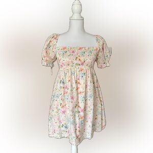 Garden Pastel Baby Doll Dress